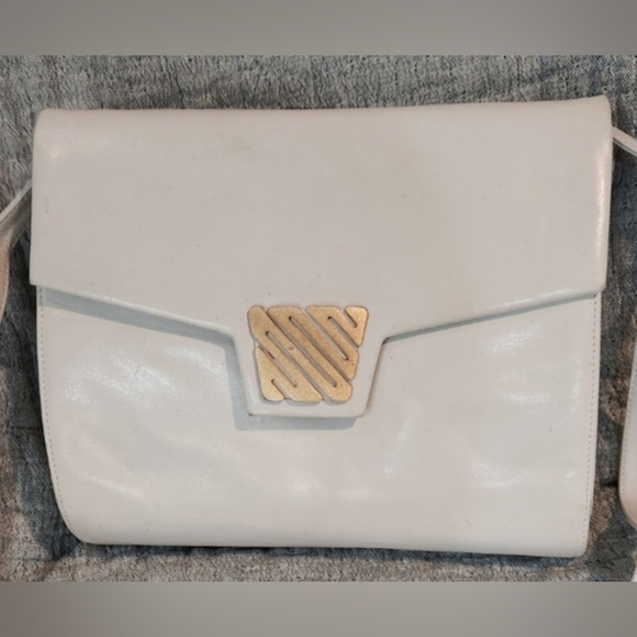 BALLY Elegant Shoulder Bag Clutch Crossbody Vintage  RARE**ART DECO - Picture 2 of 15